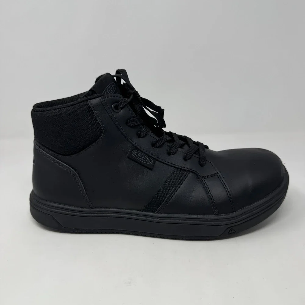 KEEN PTC Kenton Mid Soft Toe Work Shoes Boots Black Men's Size 10 EE